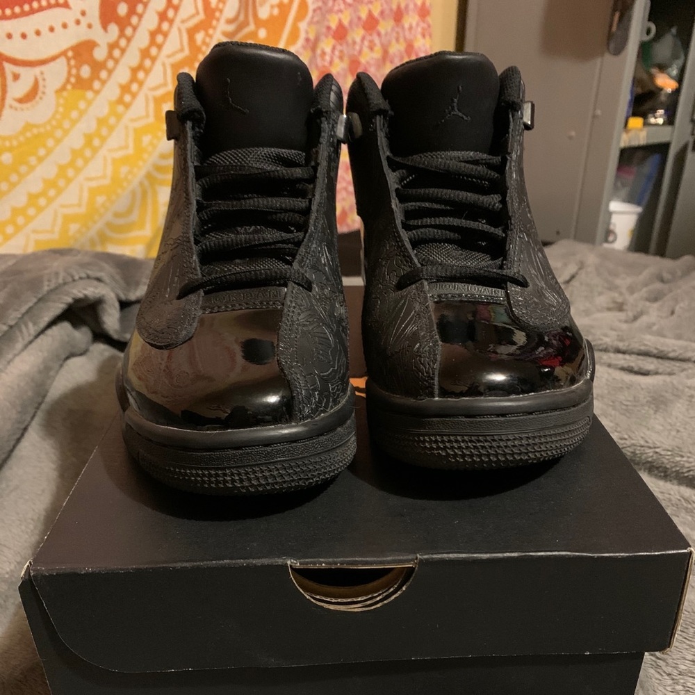 All black Dub Zero Jordan’s